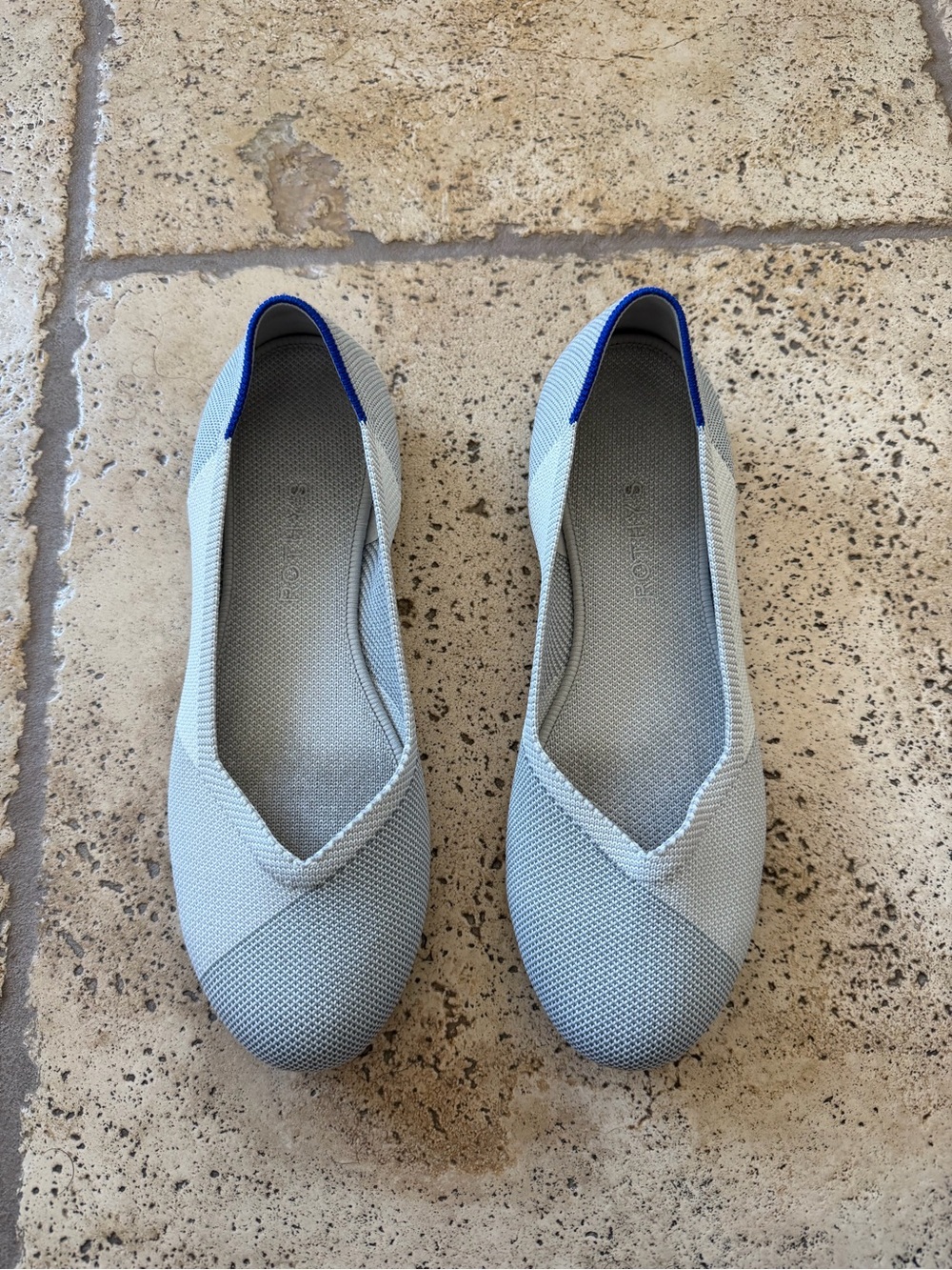 Rothy's Round Toe The Daily Flat in Seaglass Size 9.5
